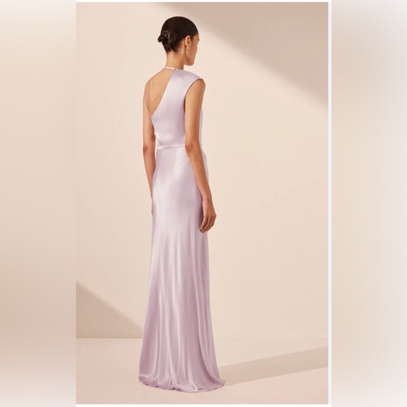 Shona Joy Never Worn One Shoulder Lilac Dress - Picture 3 of 4